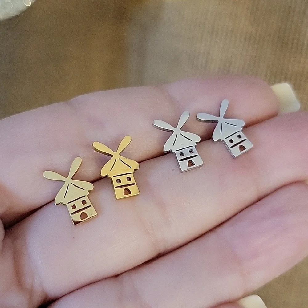 DUTCH WINDMILL EARRINGS, Choice of Color